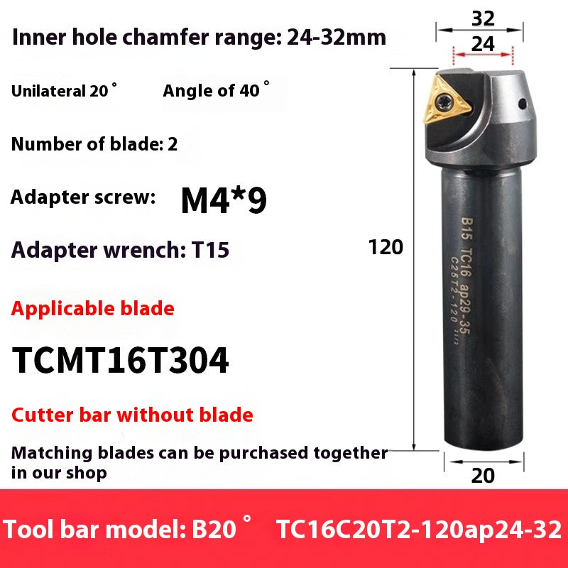 6039 Machining center 15 20 25 30 35 40 45 50 55 60 65 70 75 degree chamfering toolholder TCMT Shandong Denso Pricision Tools Co.,Ltd.